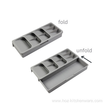 Expandable Double Cutlery Utensil and Gadget Organiser